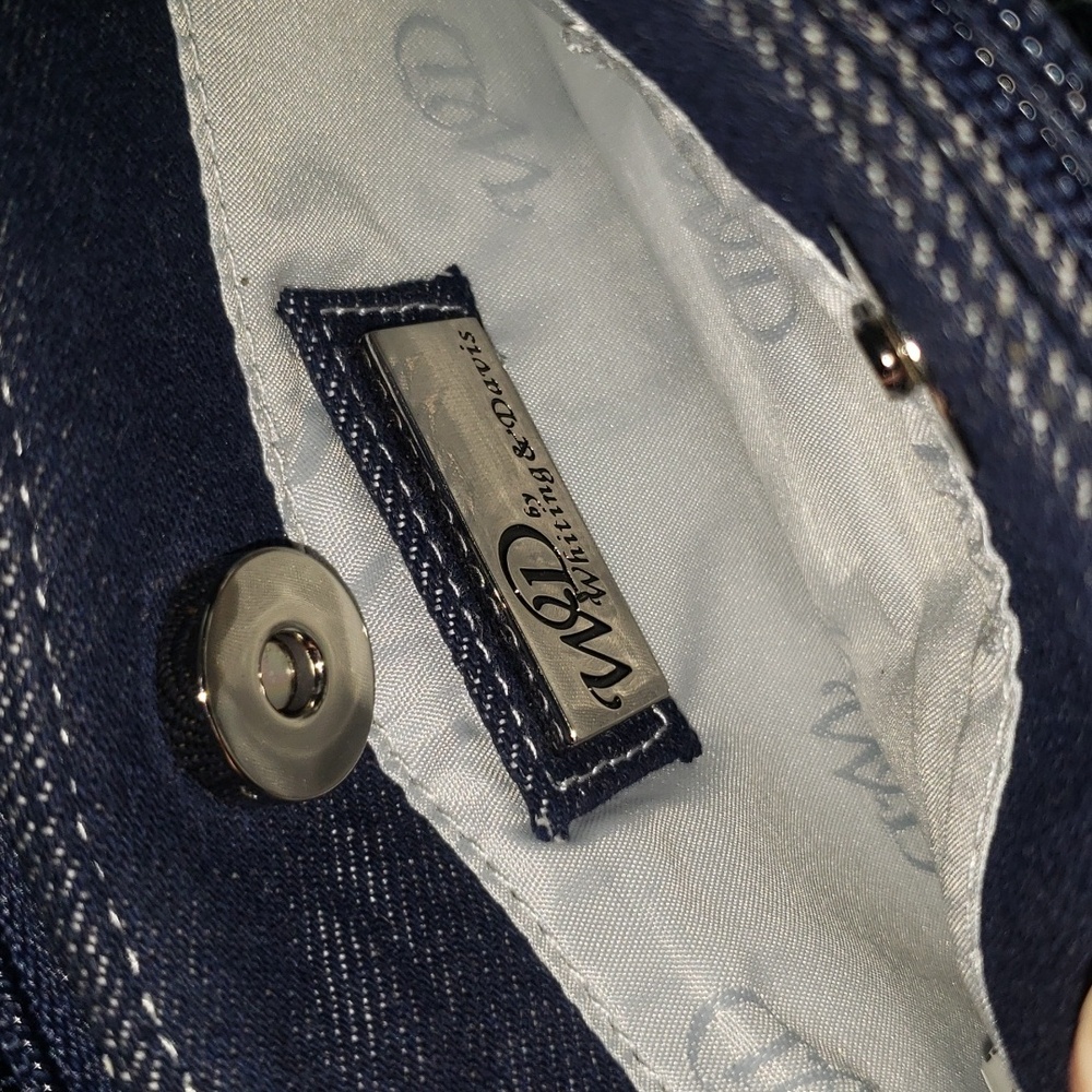 Whiting and David denim mesh bag - Picture 7 of 10